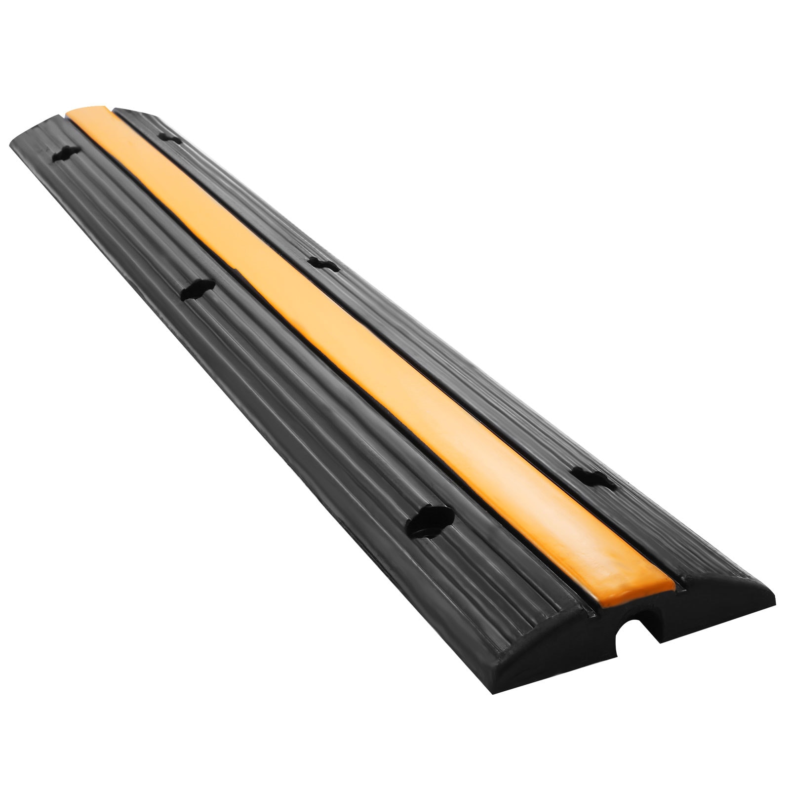 Heavy Duty 4 Pack Rubber Cable Protector Ramps For Driveways_voghion.com